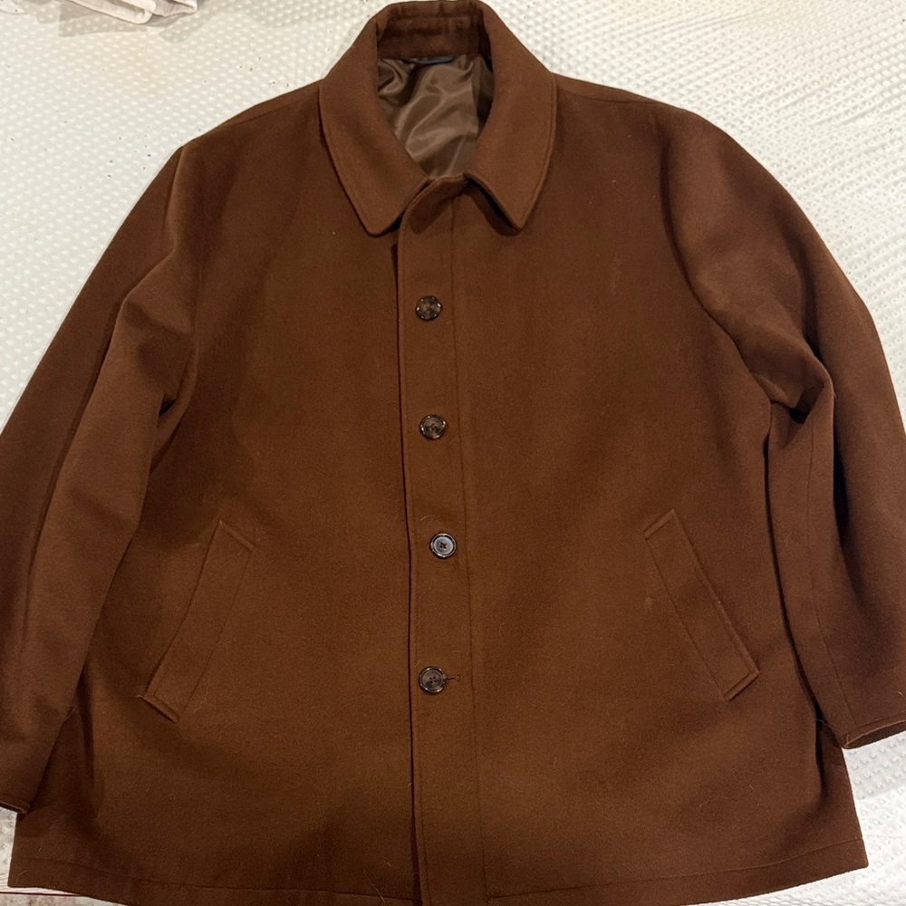 Ralph Lauren Men's Dark Brown Pea Coat